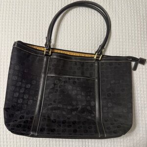 Merona Black Tote Bag